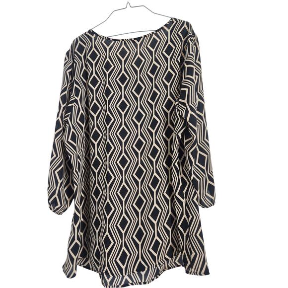 Zac & Rachel 3/4 Sleeve Top Womens Plus Size 3X - Picture 2 of 5